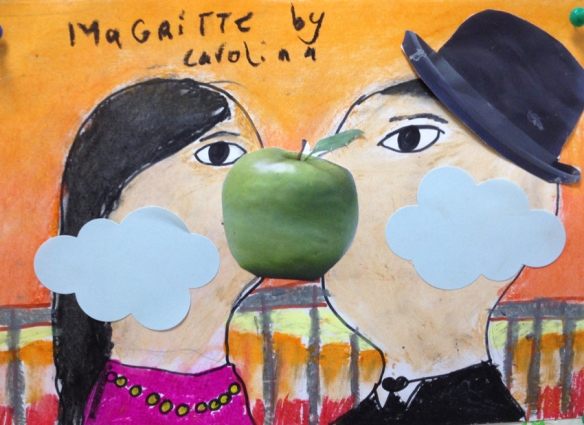 El beso Magritte para niños 1