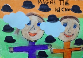 El beso Magritte para niños 7